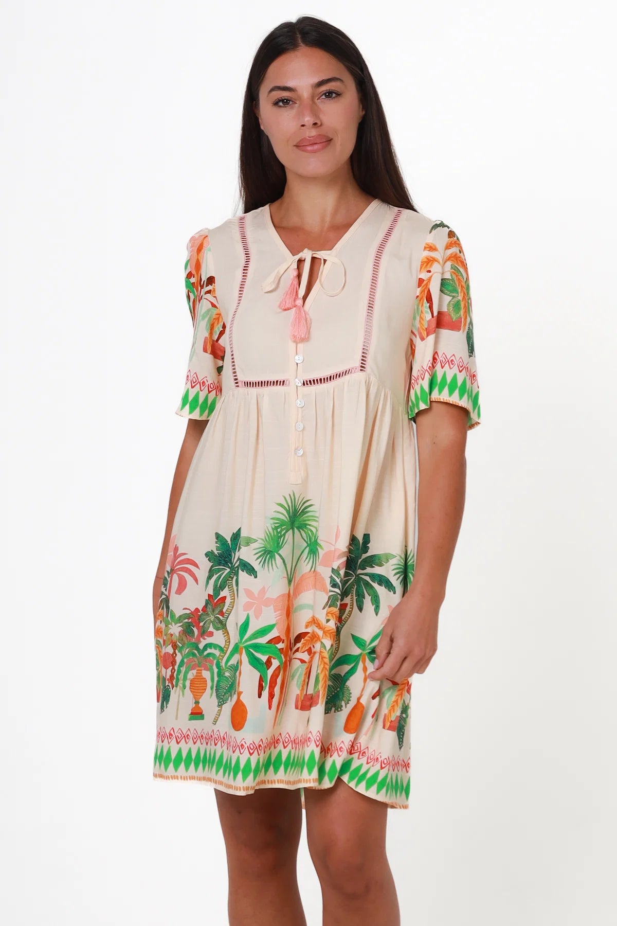 Althea Exotic Mini Dress