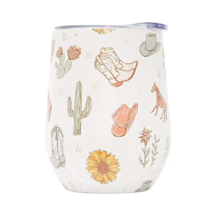 Saddle & Bloom Insulated Wine Tumbler