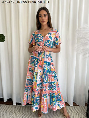 🌟SALE - Breezy Palm Maxi Dress