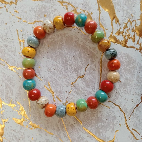 Ceramic Glazed 6mm Bracelet