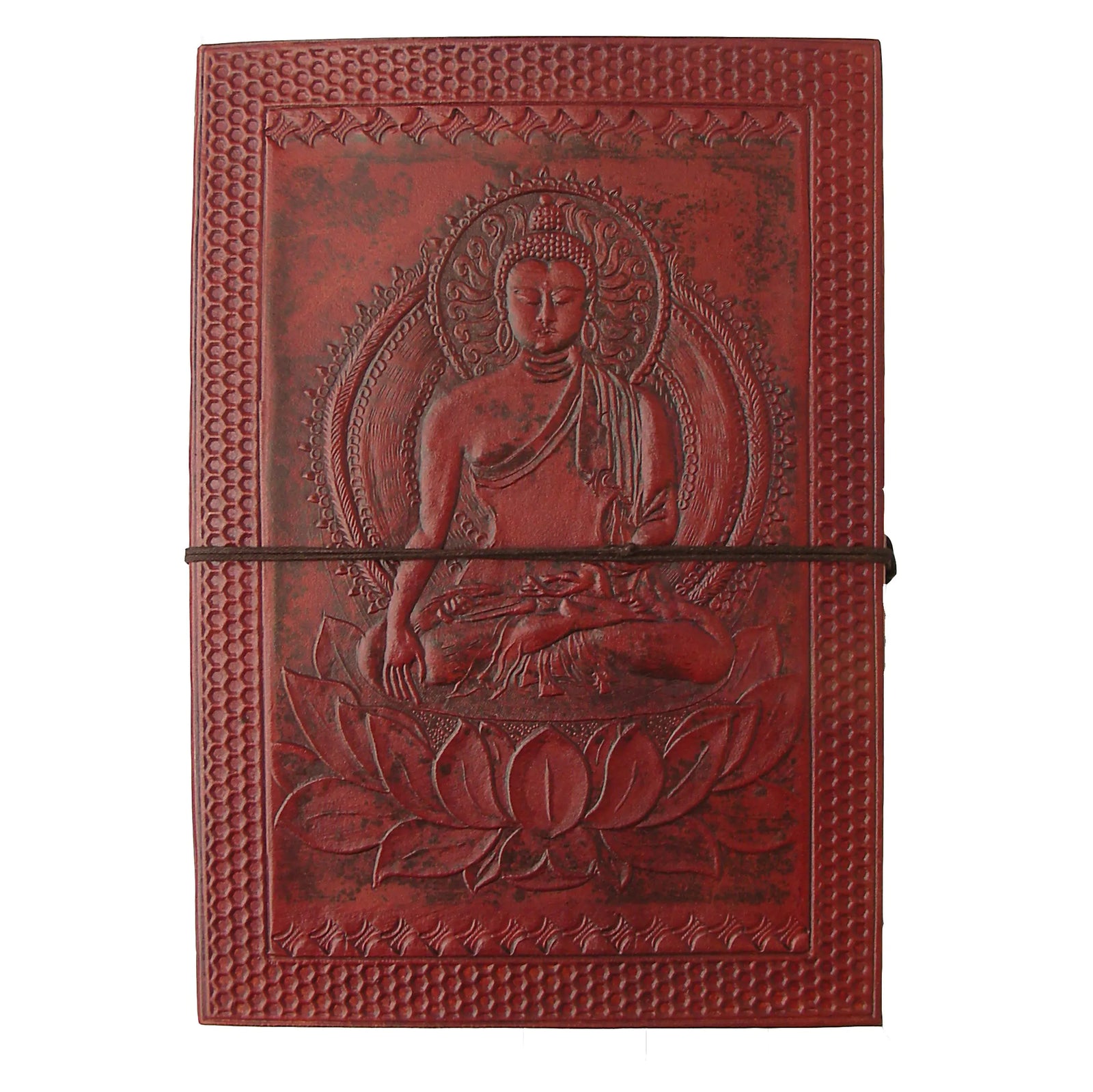Leather Journal Buddha 18cm x 25cm