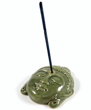 Small Buddha Head Incense Holder