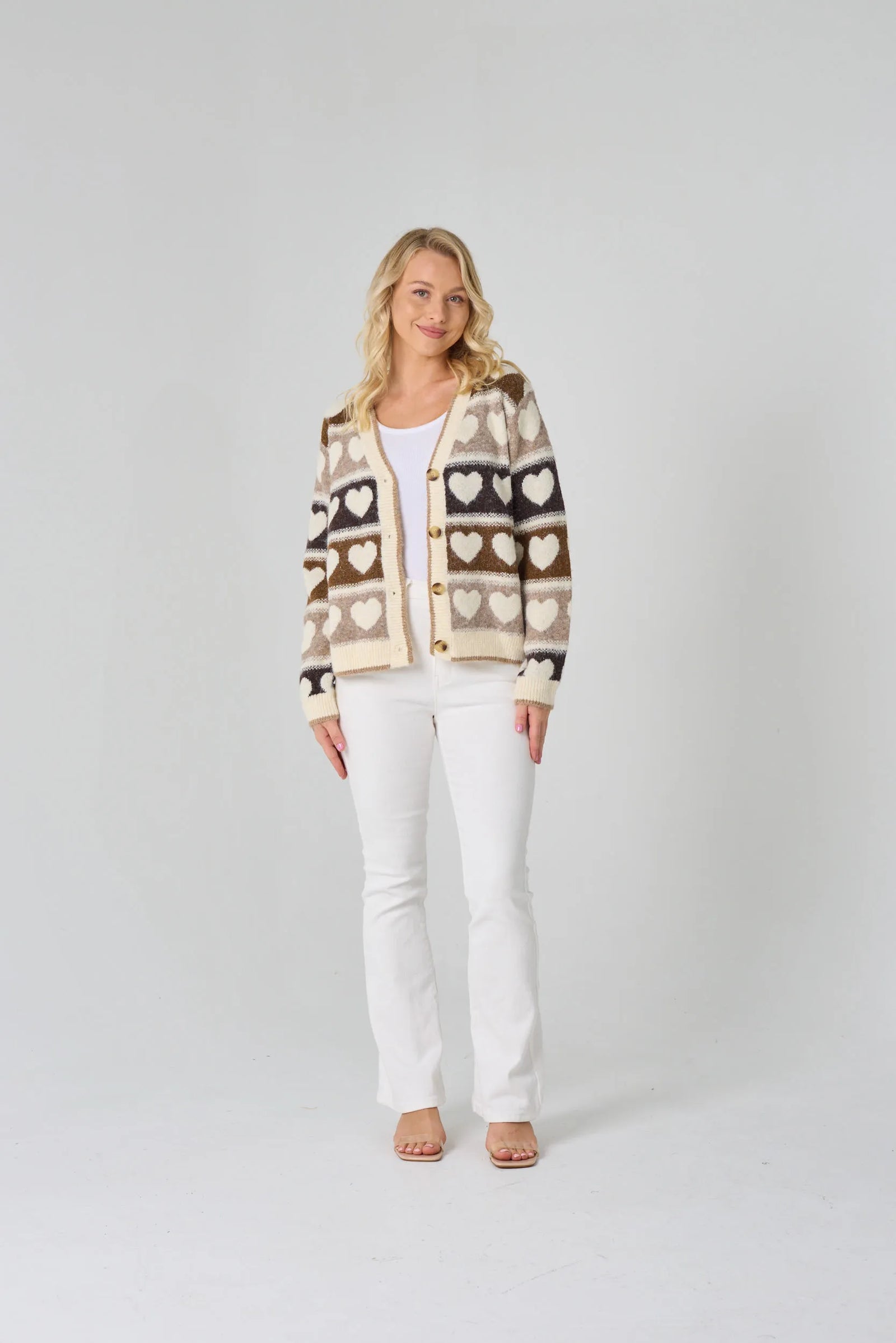 #Atasha Loveheart Knit Cardigan