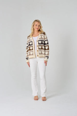 #Atasha Loveheart Knit Cardigan