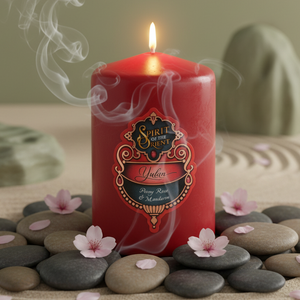 SPIRIT OF THE ORIENT PILLAR CANDLE - YULAN