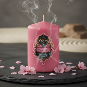 SPIRIT OF THE ORIENT PILLAR CANDLE - SAKURA