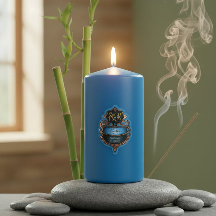 SPIRIT OF THE ORIENT PILLAR CANDLE - MEDINA