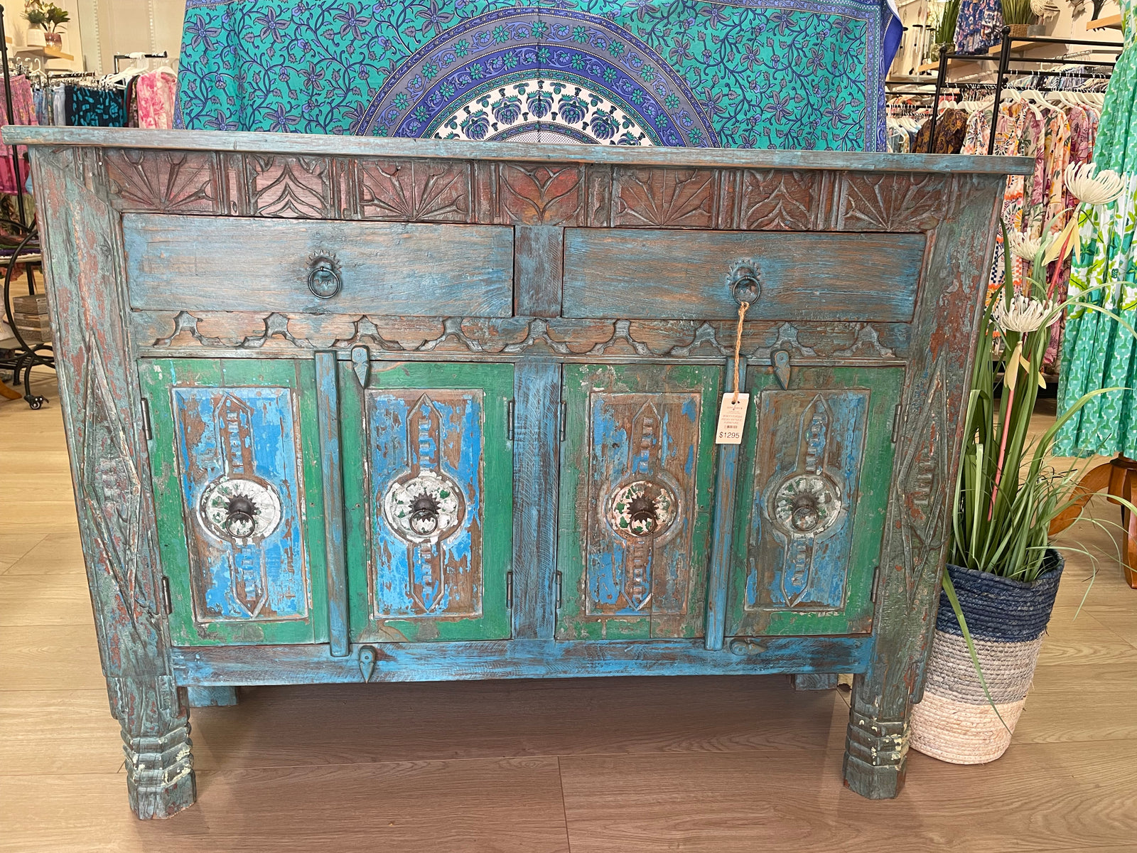 Antique Indian Sideboard