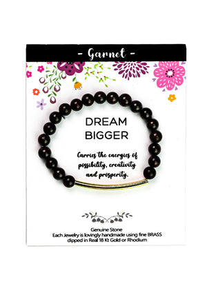 Inspirational Bar Bracelet With Stones