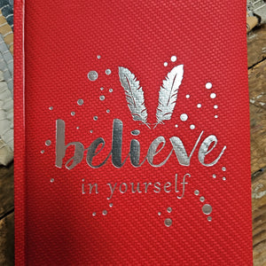 A5 JOURNALS/FOIL - BELEIVE IN