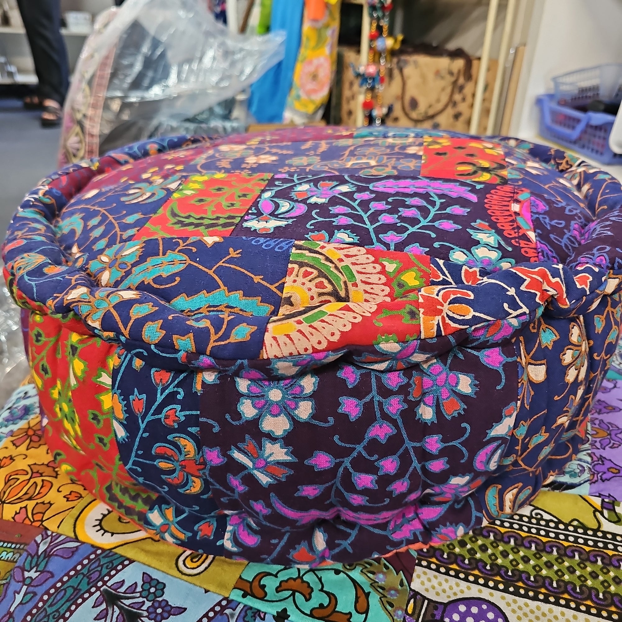 CUSHION 45CM PATCHWORK