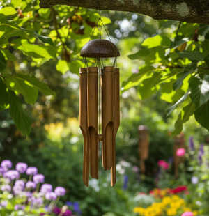 50cm Bamboo Antique/Natural Wind Chime