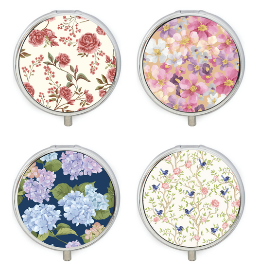 Floral Collection Pill Box