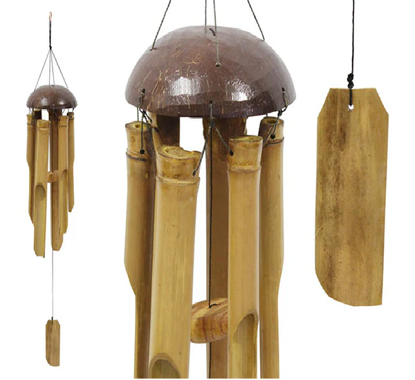 50cm Bamboo Antique/Natural Wind Chime