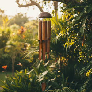 30cm Bamboo Antique/Natural Wind Chime