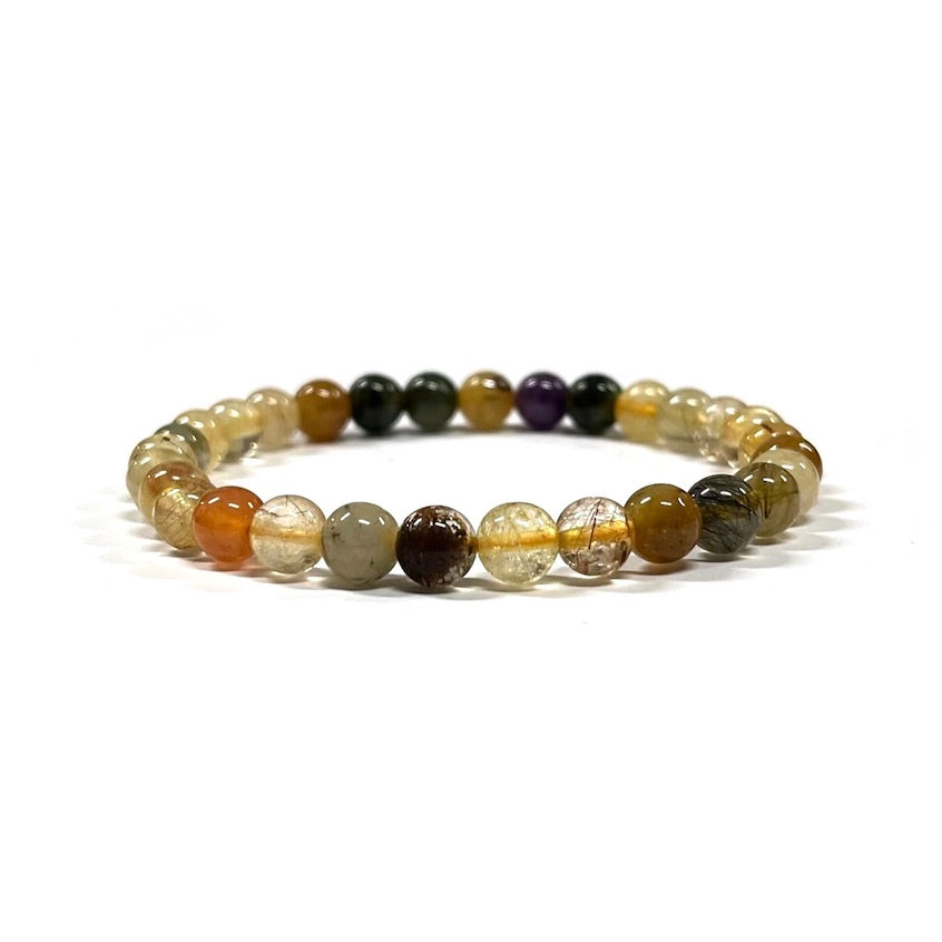 8mm Rutilated Quartz Bracelet