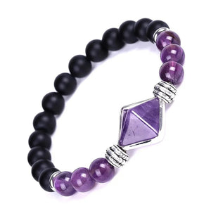 Crystal Pyramid Bracelet