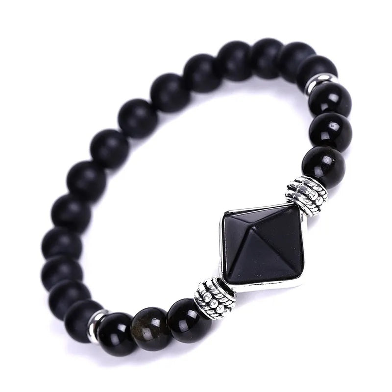 Crystal Pyramid Bracelet