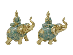15cm Rulai Buddha On Elephant