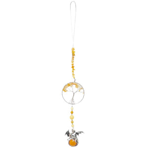 Tree Of Life Hanging Crystal Dragon
