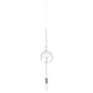 Tree Of Life Hanging Crystal Point