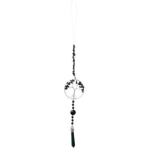 Tree Of Life Hanging Crystal Point