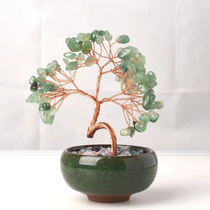 Bonsai Beaded Tree With Pot Base