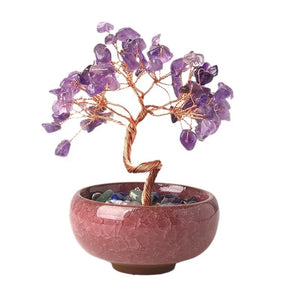 Bonsai Beaded Tree With Pot Base