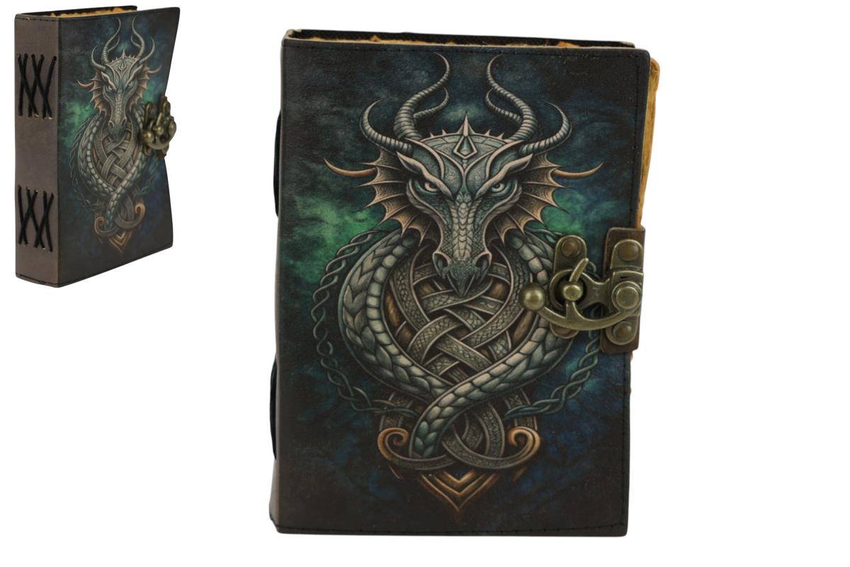 Leather Journal With Dragon