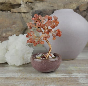 Bonsai Beaded Tree With Pot Base