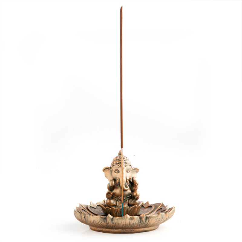 Ganesh Lotus Incense Burner