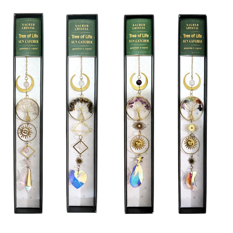 #Tree Of Life Suncatcher With Crystals