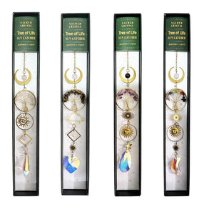 #Tree Of Life Suncatcher With Crystals
