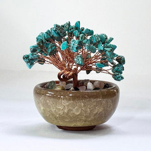 Bonsai Beaded Tree With Pot Base