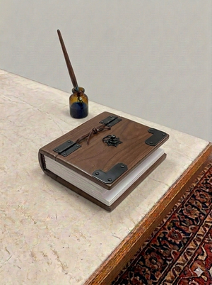 Wooden Desk Journal