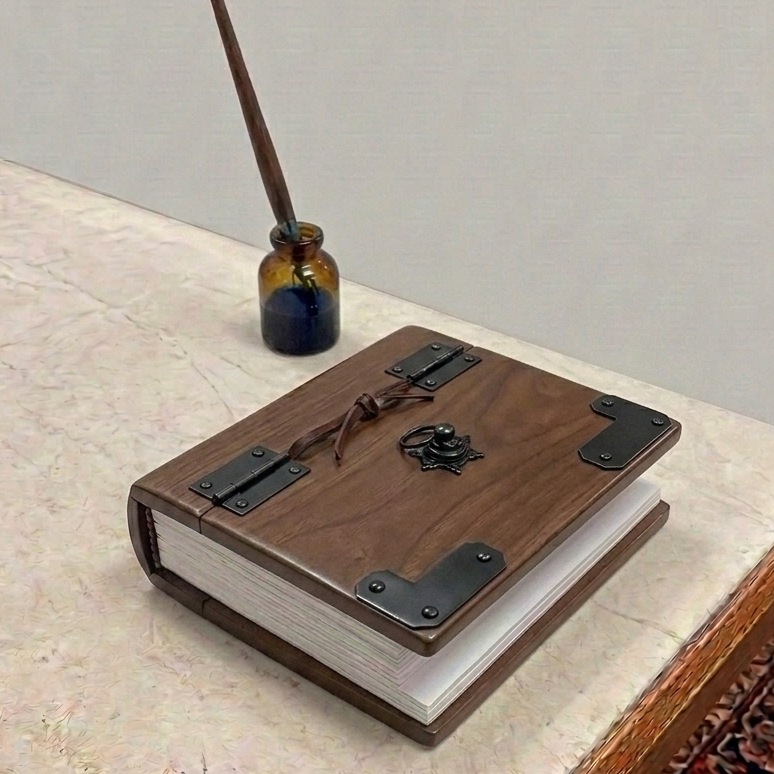Wooden Desk Journal