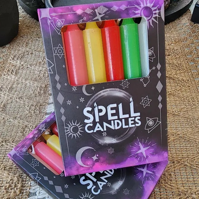 Spell Candle Pkt 12 10cm
