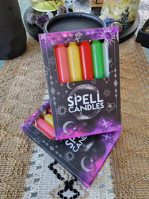 Spell Candle Pkt 12 10cm