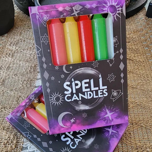 Spell Candle Pkt 12 10cm