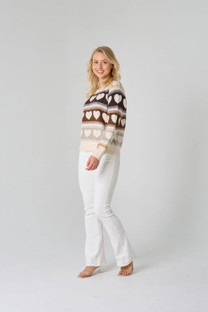 #Korrine Loveheart Knit Jumper