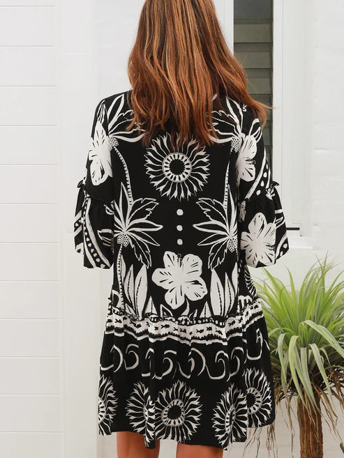 ROMINA TUNIC DRESS WTH FRILL