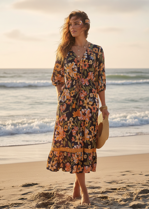 Alyssa Lace Midi Dress