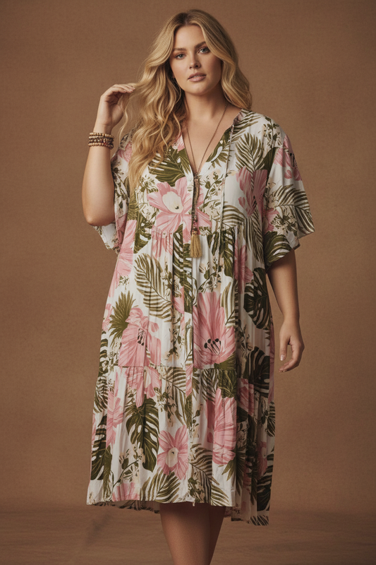 #Oasis Print Farrow Dress MULTI