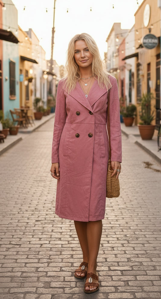 🌟SALE - Bianca Pea Suede Feel Jacket