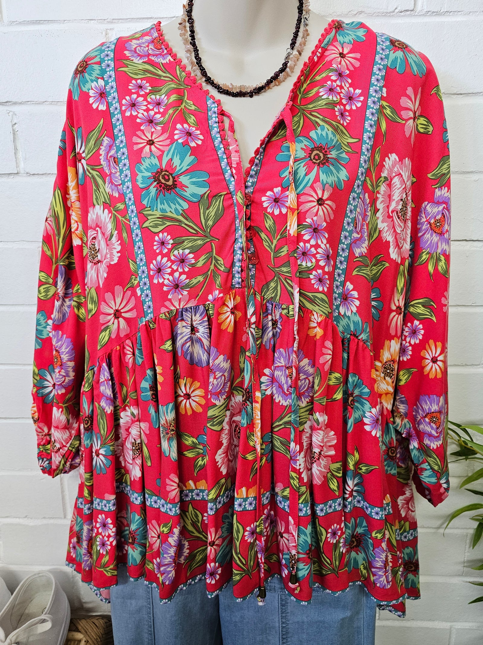 Adalee 3/4 Sleeve Top