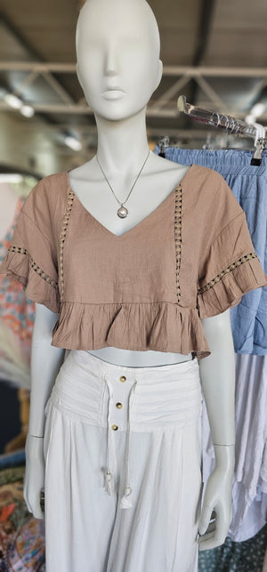 LACED SET - T-SHIRT TOP