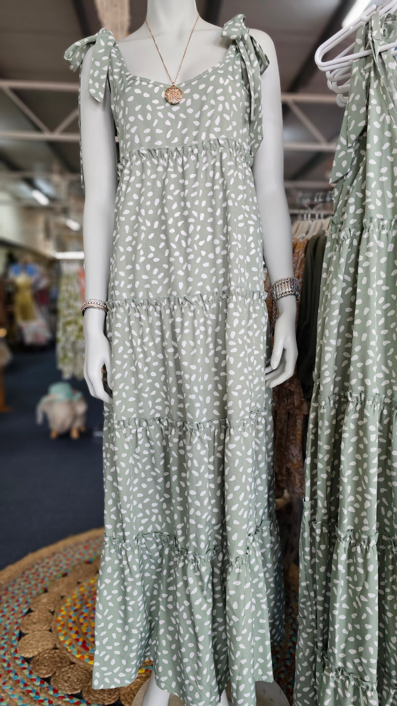 NC STRAWBERRY FIELDS MAXI SAGE