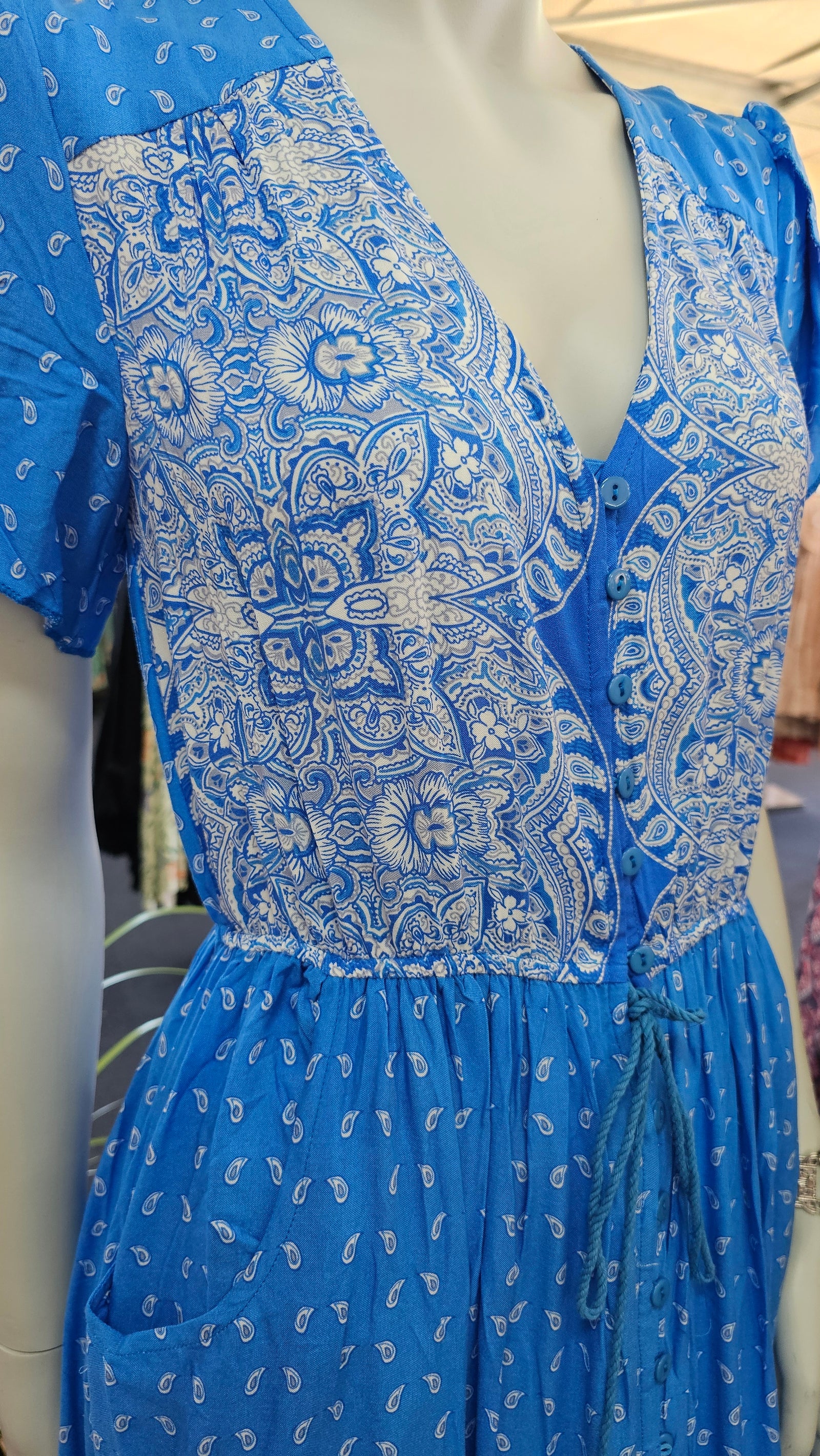 IB GEORGIA CAP SLEEVE MAXI DR