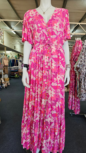 #Eloise V Neck Maxi Dress