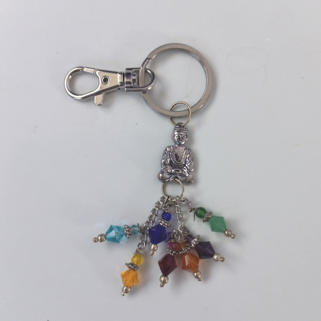 Chakra Buddha Keyring